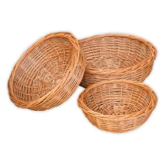 Braided round bowl in several sizes