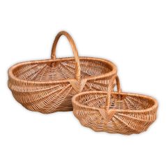 Világos gombász kosár több méretben