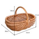 Világos gombász kosár több méretben