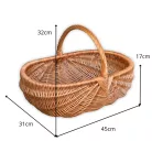 Világos gombász kosár több méretben