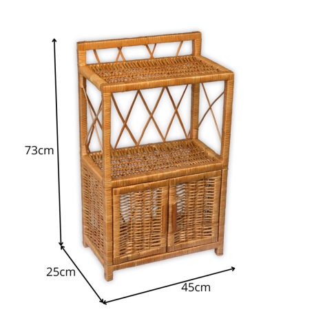 Kleiderschrank aus Korbgeflecht