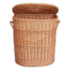 Halbrunder Wäschekorb in verschiedenen Größen.