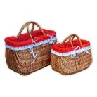 Anya-lánya kosár szett, béléssel