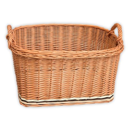 Wooden carrying basket in multiple sizes