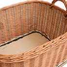 Wooden carrying basket in multiple sizes
