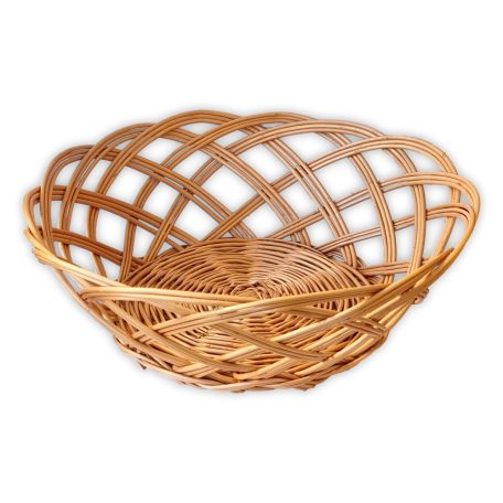 Geflochtene runde Schale in verschiedenen Größen