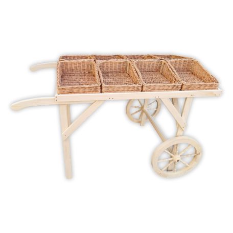 Termék kínáló szekér 8 tálcás