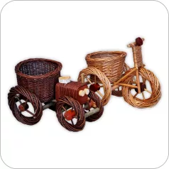 Outdoor flower holders