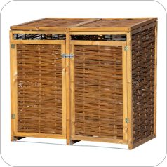 Fonott kerti kukatároló